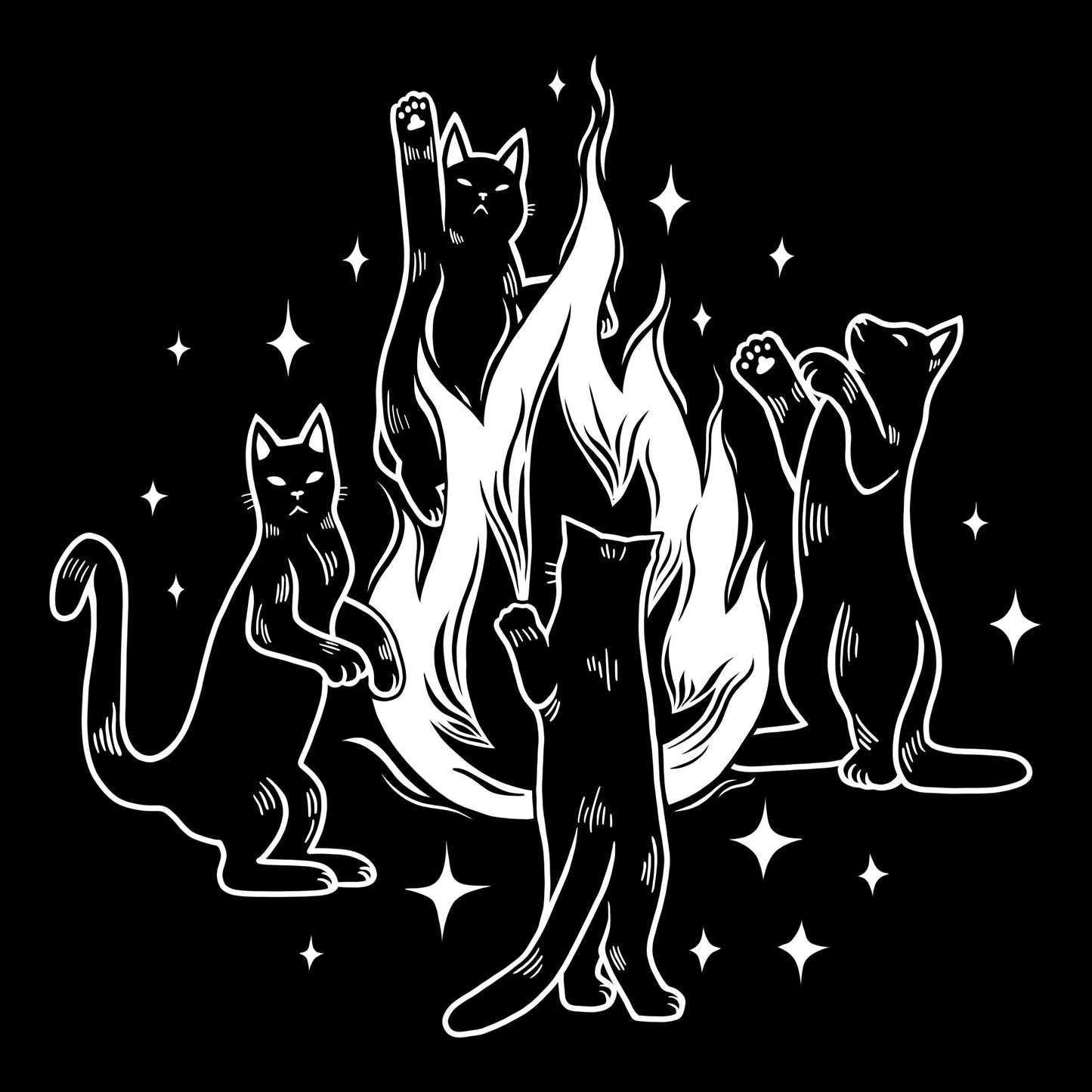 SHIRT PRE-ORDER: Campfire Kitty Seance