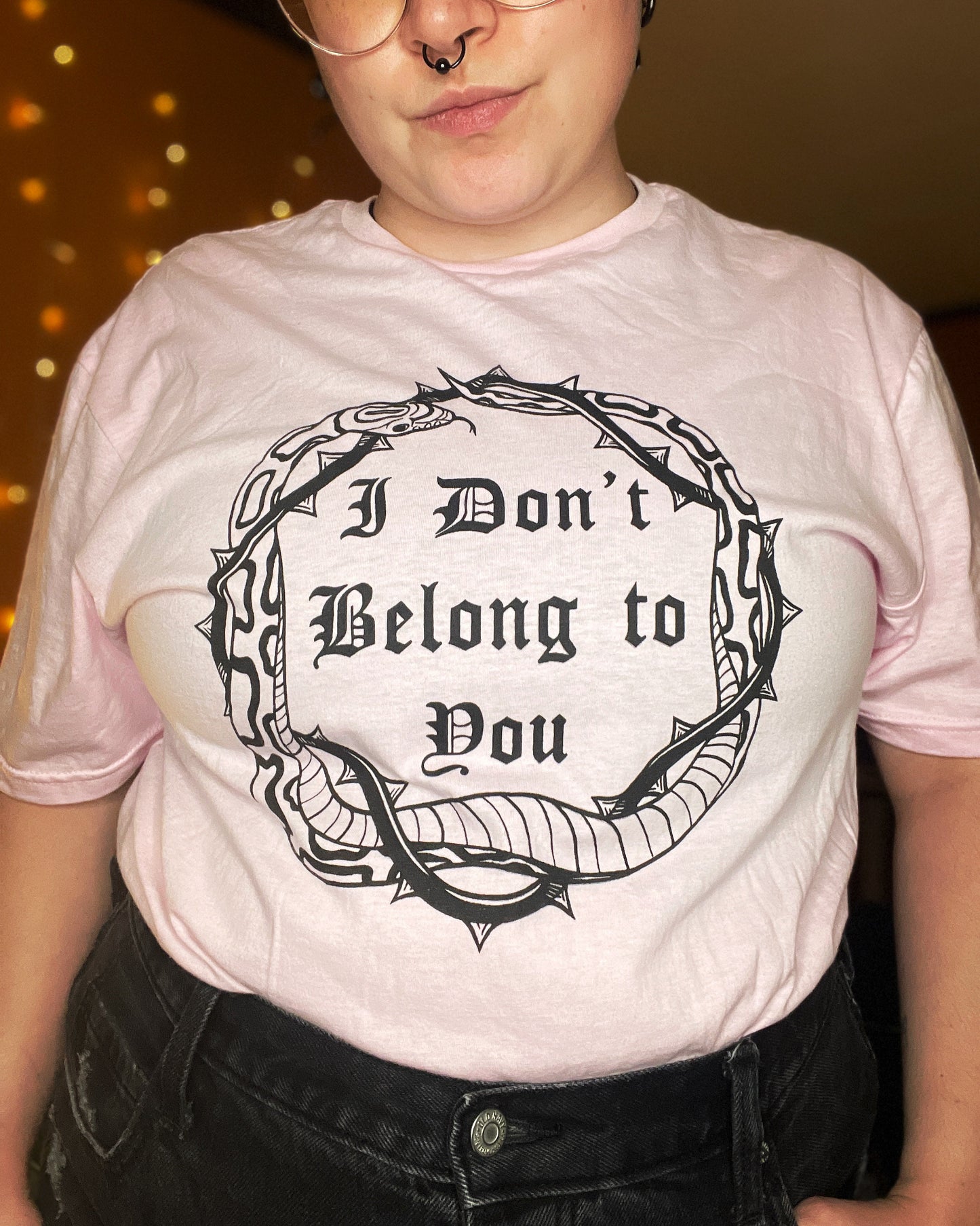 SHIRT PREORDER: I Don't Belong To You with Snake and Thorns