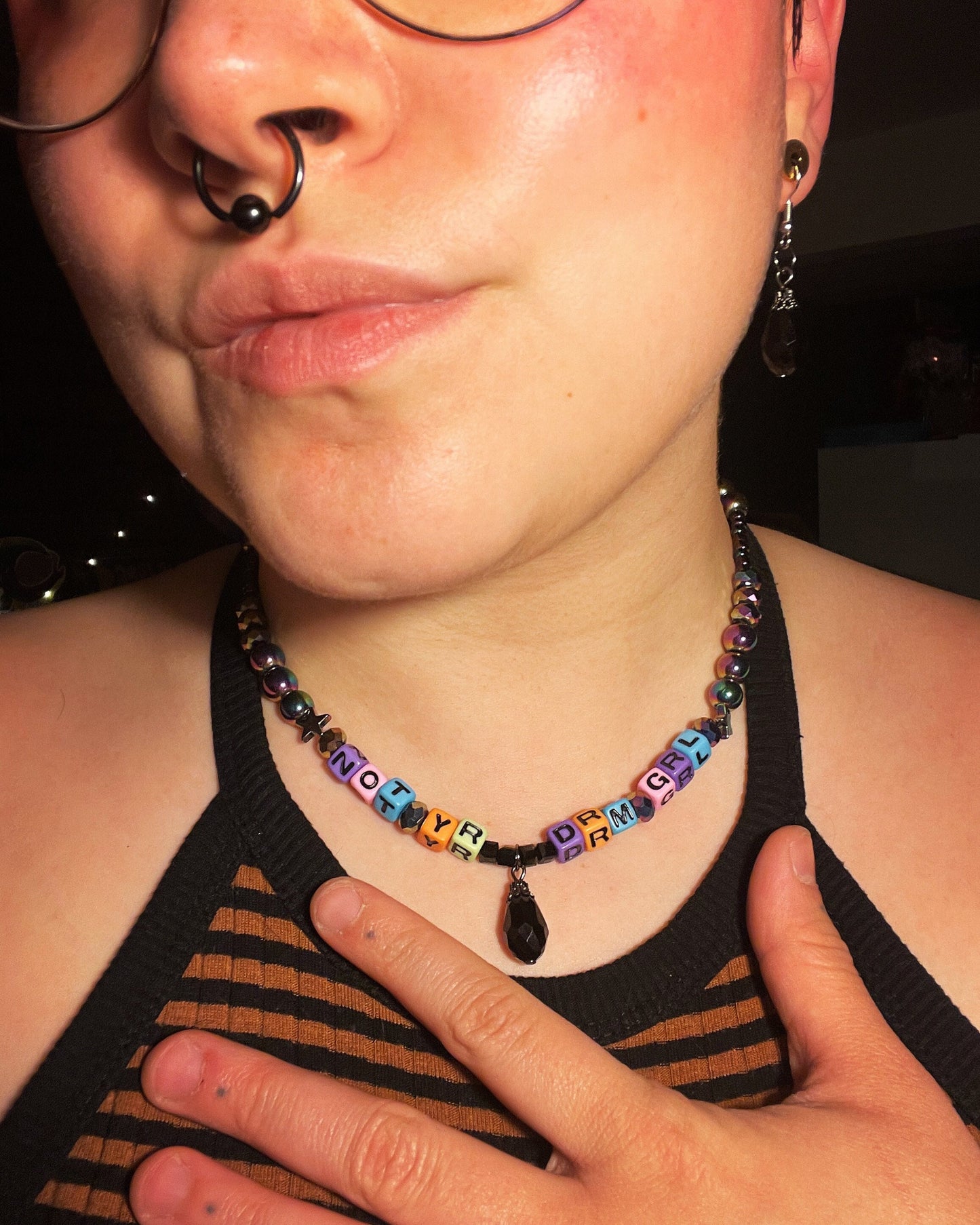 JEWELRY: Not Yr Drm Grl Choker/Necklace and Earrings Set